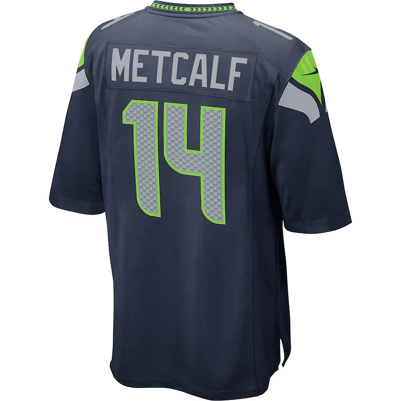 Seattle Seahawks DK Metcalf Nike Navy Game Player Jersey