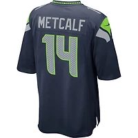 Seattle Seahawks DK Metcalf Nike Navy Game Player Jersey