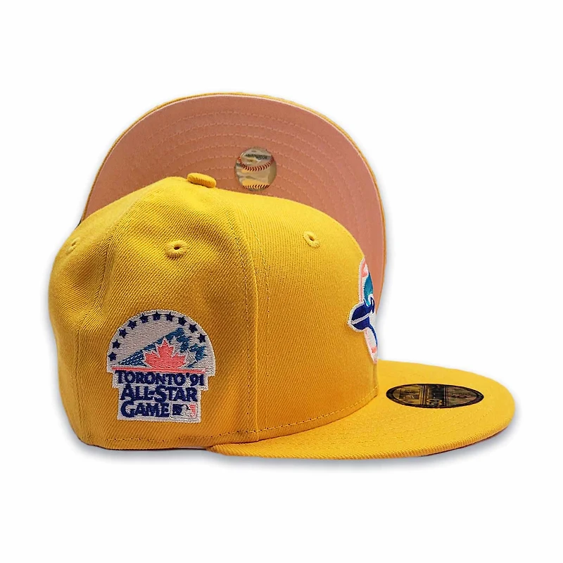 Toronto Blue Jays Pink Lemonade 1991 All Star Game Side Patch UV 59FIFTY Fitted Hat