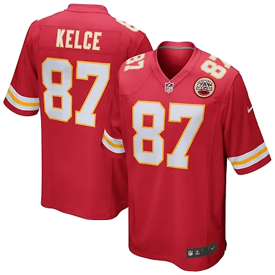Kansas City Chiefs Travis Kelce Nike Red Team Game Jersey