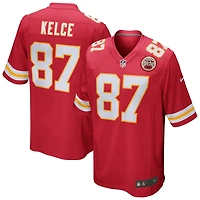 Kansas City Chiefs Travis Kelce Nike Red Team Game Jersey