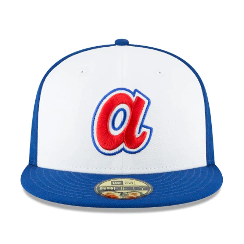 Atlanta Braves White Two Tone 1972 Cooperstown New Era 59FIFTY Fitted Hat