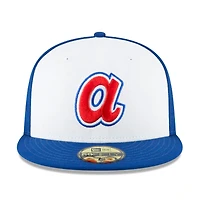 Atlanta Braves White Two Tone 1972 Cooperstown New Era 59FIFTY Fitted Hat