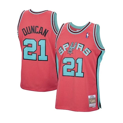 San Antonio Spurs Tim Duncan Mitchell & Ness 1998-99 Hardwood Classics Reload Swingman Jersey