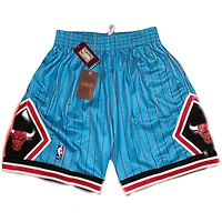 Chicago Bulls Blue Hardwood Classic Mitchell & Ness Reload Swingman Shorts
