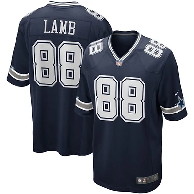 Youth Dallas Cowboys CeeDee Lamb Navy Game Jersey