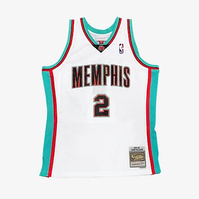 Memphis Grizzlies Jason Williams Mitchell & Ness 2001-02 Hardwood Classics White Swingman Jersey