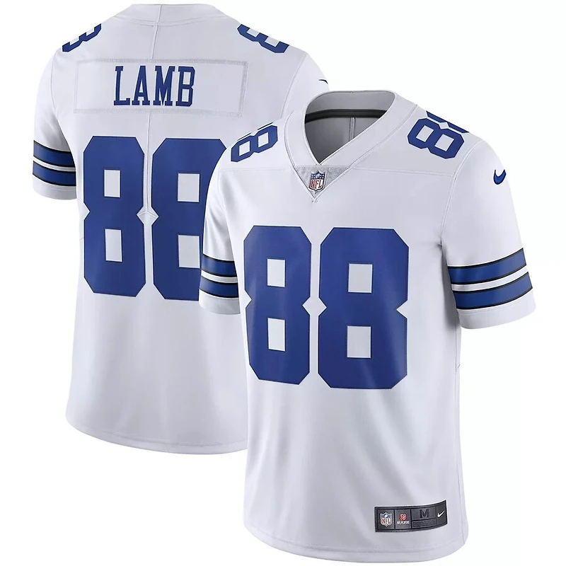 Dallas Cowboys CeeDee Lamb Nike White Royal Vapor F.U.S.E Limited Player Jersey