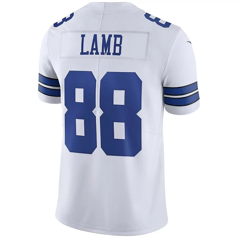 Dallas Cowboys CeeDee Lamb Nike White Royal Vapor F.U.S.E Limited Player Jersey