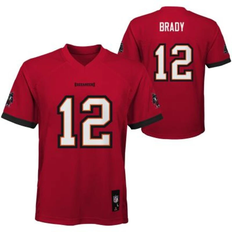 Youth Tom Brady Red Tampa Bay Buccaneers Outerstuff Jersey