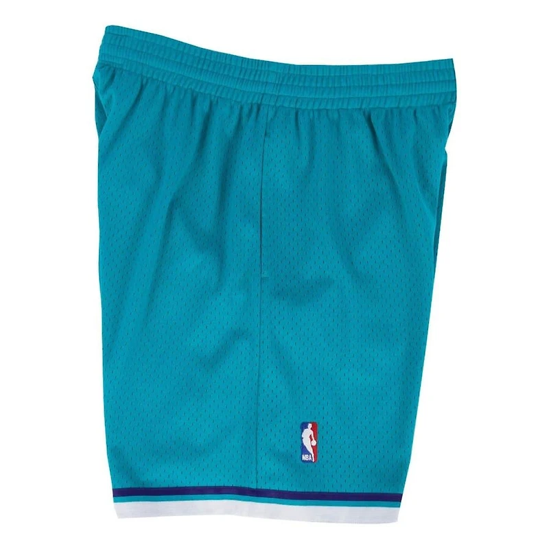 Charlotte Hornets Mitchell & Ness 1992-93 Teal Swingman Shorts