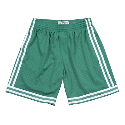 Boston Celtics Mitchell & Ness 1985-86 Green Swingman Shorts