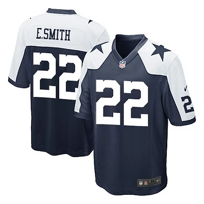 Dallas Cowboys Emmitt Smith Nike Alternate Throwback Navy Game Jersey