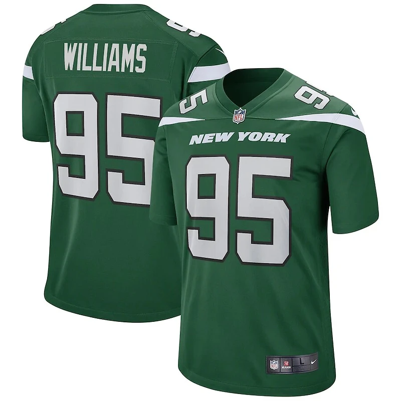 New York Jets Quinnen Williams Nike Gotham Green Game Jersey