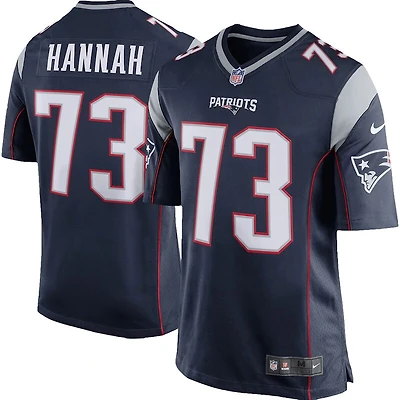 New England Patriots John Hannah Retired Player Navy Game Jersey