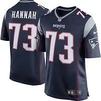 New England Patriots John Hannah Retired Player Navy Game Jersey