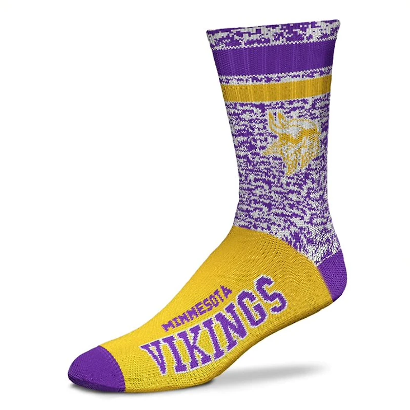 Minnesota Vikings NFL Retro Deuce Crew Socks