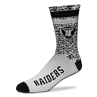 Las Vegas Raiders NFL Retro Deuce Crew Socks