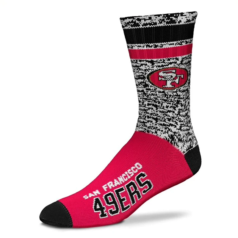 San Francisco 49ers NFL Retro Deuce Crew Socks