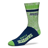 Seattle Seahawks NFL Retro Deuce Crew Socks