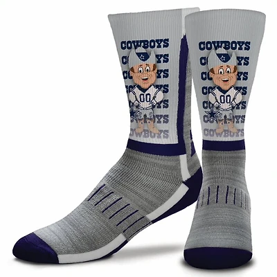 Dallas Cowboys For Bare Feet Mascot Madness Crew Socks