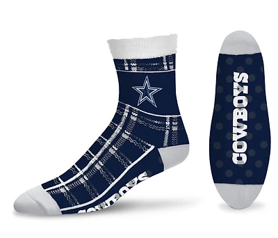 Dallas Cowboys FOCO Tartan Plaid Crew Socks