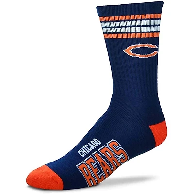 Chicago Bears NFL 4 Stripe Deuce Crew Socks
