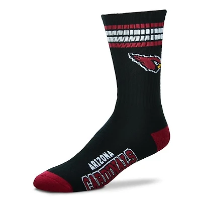 Arizona Cardinals NFL 4 Stripe Deuce Crew Socks