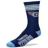 Tennessee Titans NFL 4 Stripe Deuce Crew Socks