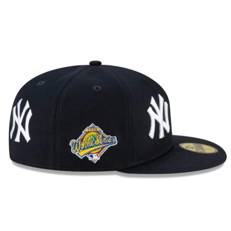 New York Yankees Navy Patch Pride Gray UV 59FIFTY Fitted Hat