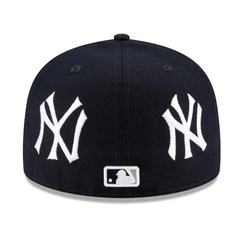 New York Yankees Navy Patch Pride Gray UV 59FIFTY Fitted Hat