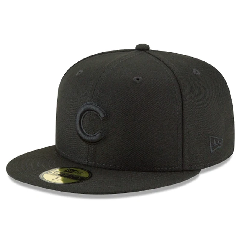 Chicago Cubs Blackout New Era 59FIFTY Fitted Hat