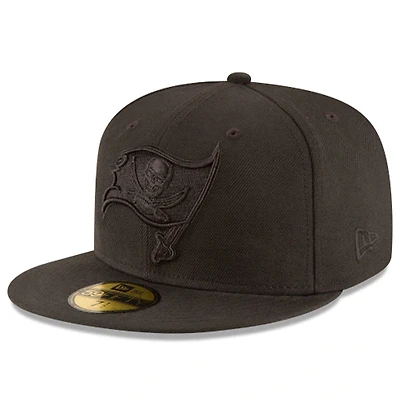 Tampa Bay Buccaneers Black on Basic New Era 59FIFTY Fitted Hat