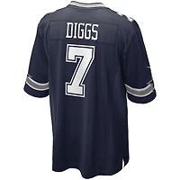 Dallas Cowboys Trevon Diggs Nike Navy Game Jersey