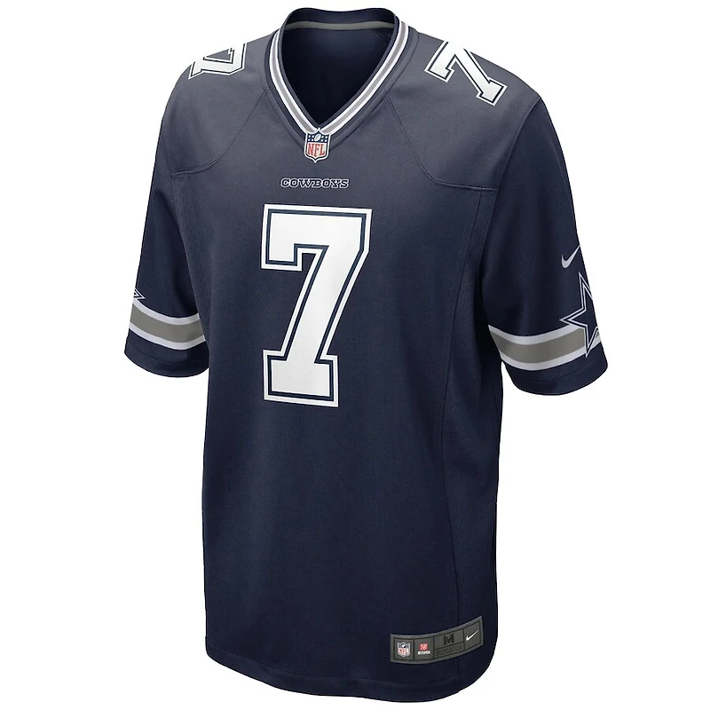 Dallas Cowboys Trevon Diggs Nike Navy Game Jersey