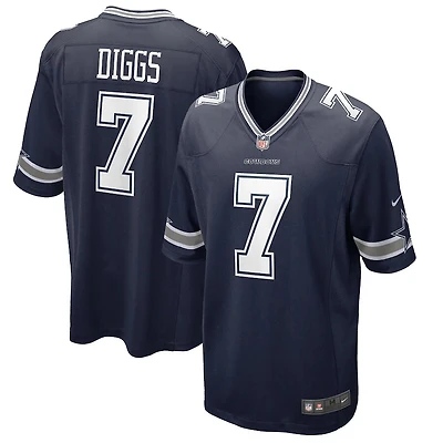 Dallas Cowboys Trevon Diggs Nike Navy Game Jersey