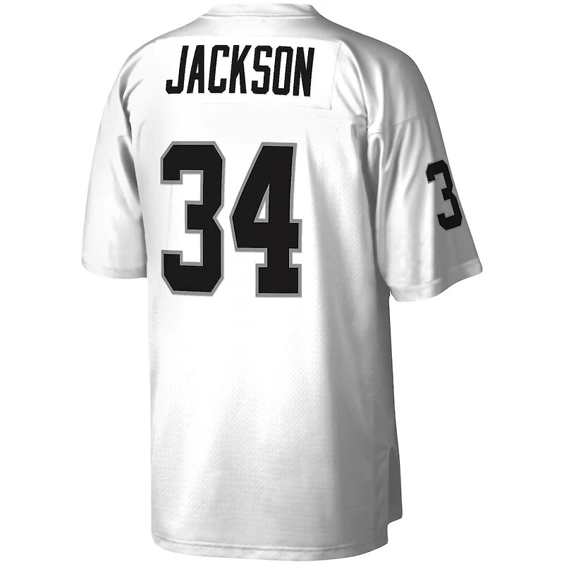 Los Angeles Raiders Bo Jackson Mitchell & Ness White Retired Player Legacy Jersey