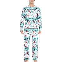 New York Yankees Concepts Sport Mens Holiday Advent Pant and Long Sleeve T-Shirt Sleep Set