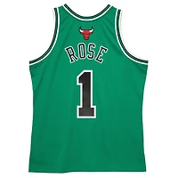 Chicago Bulls Derrick Rose St. Patricks Day 2008-09 Hardwood Classics Swingman Player Green Jersey