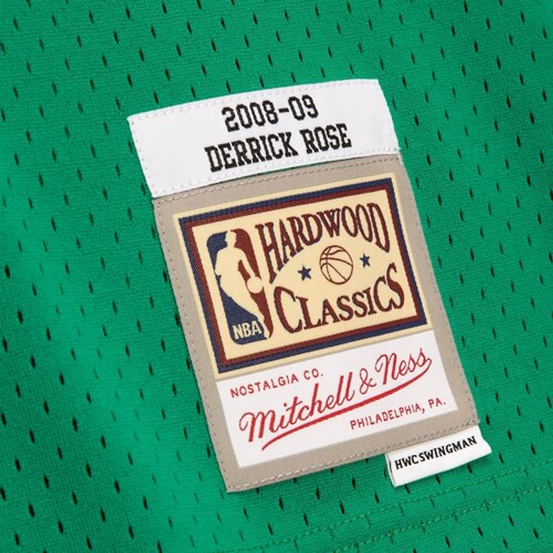 Chicago Bulls Derrick Rose St. Patricks Day 2008-09 Hardwood Classics Swingman Player Green Jersey