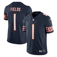 Chicago Bears Justin Fields Nike Navy Vapor F.U.S.E Limited Jersey