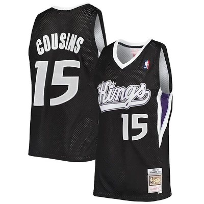Sacramento Kings DeMarcus Cousins Mitchell & Ness 2011-12 Hardwood Classics Swingman Black Jersey