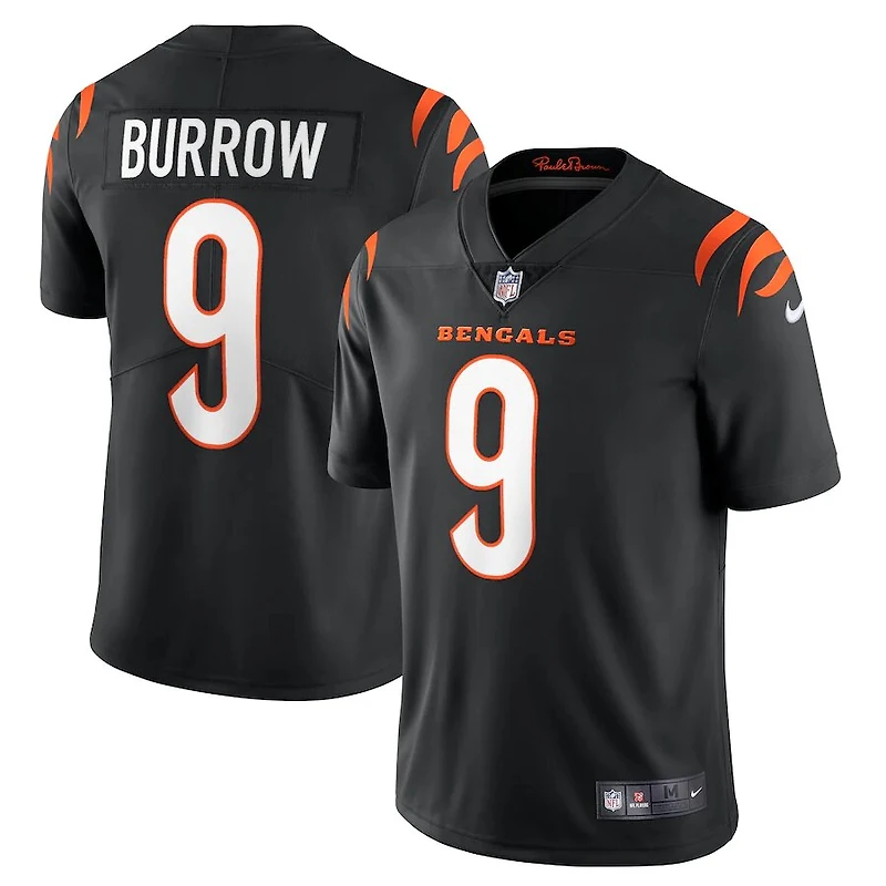 Cincinnati Bengals Joe Burrow Nike Black Vapor Limited Jersey