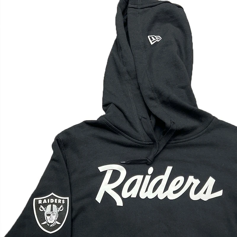Las Vegas Raiders Black Custom New Era Hoodie Mens