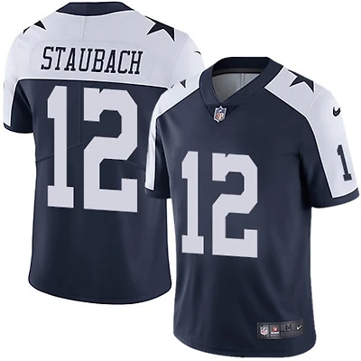 Dallas Cowboys Roger Staubach Navy Alternate Vapor F.U.S.E Limited Jersey