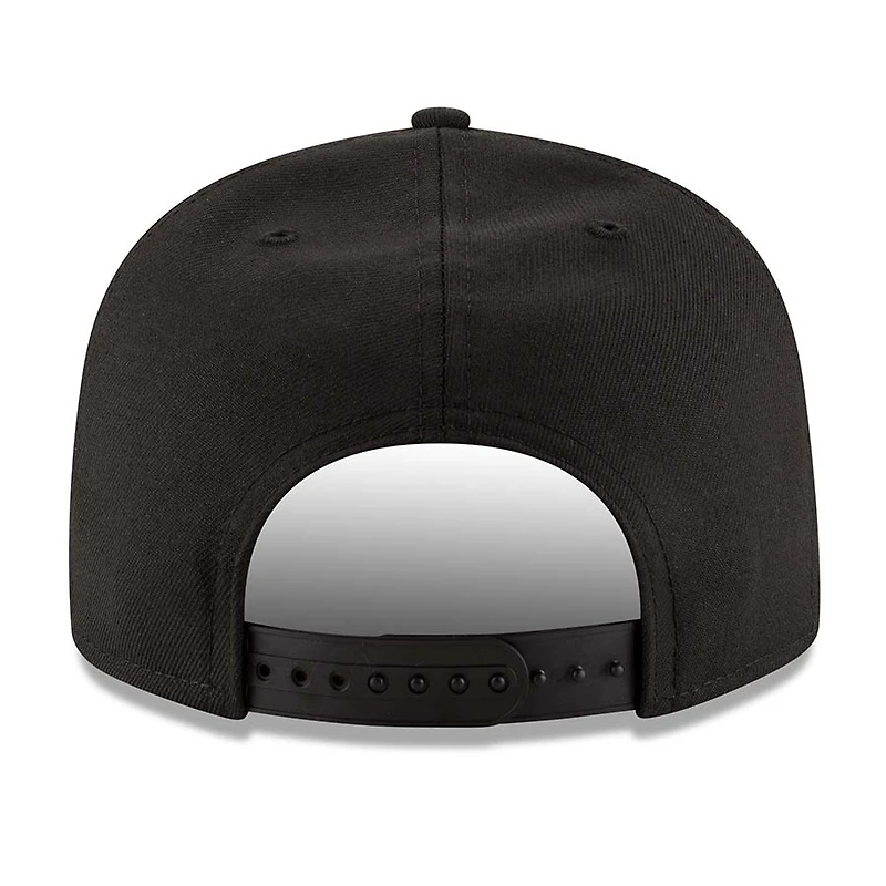 Washington Commanders New Era Black Wordmark Logo 9FIFTY Snapback Adjustable Hat