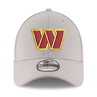 Washington Commanders New Era Gray Basic 39THIRTY Flex Fit Hat