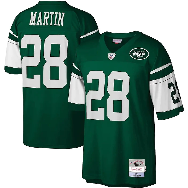 New York Jets Curtis Martin 2004 Mitchell & Ness Green Retired Player Legacy Jersey
