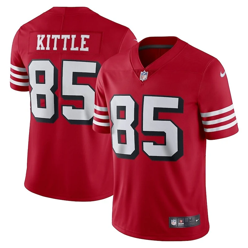 San Francisco 49ers George Kittle Nike Alternate Vapor F.U.S.E Red Limited Player Jersey