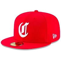 Cincinnati Reds New Era Red Cooperstown 59FIFTY Fitted Hat